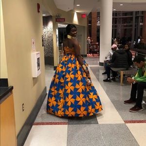 African Jumpsuit Dress